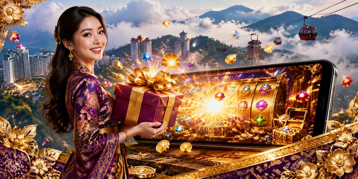 Permainan slot kasino batik Genting Highlands suasana kasino mewah Malaysia